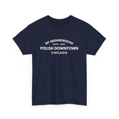 Polish Downtown - Chicago - Unisex Cotton Tee