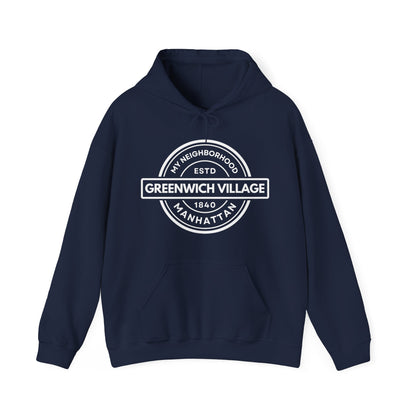 Greenwich Village - Manhattan - Unisex Heavy Blend Hooded Sweatshirt