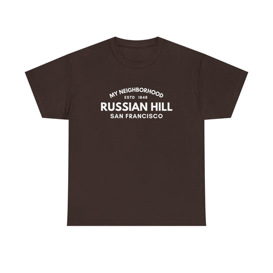 Russian Hill - San Francisco - Unisex Cotton Tee