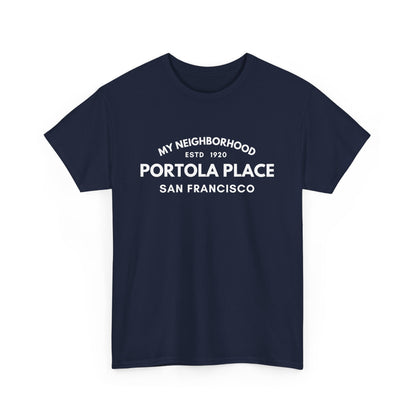 Portola Place - San Francisco - Unisex Cotton Tee