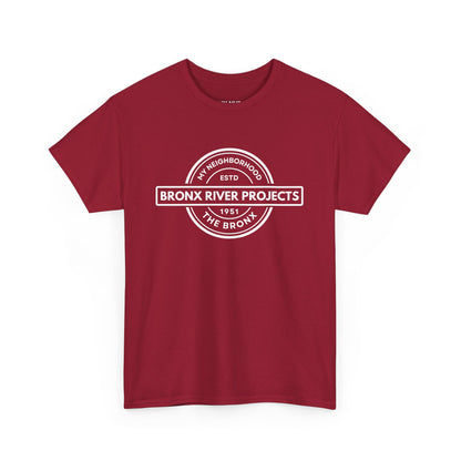 Bronx River Projects- The Bronx - Unisex Cotton Tee | The Bronx, NYC, New York City, MY-NHD, My Neighborhood, T-Shirt
