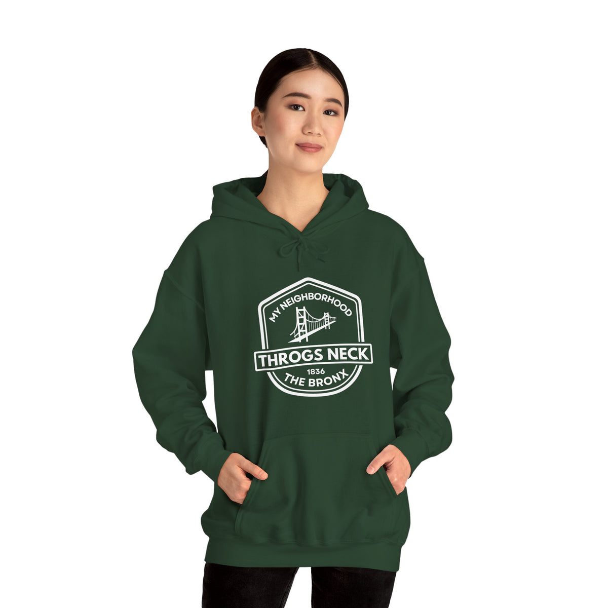 Throgs Neck - The Bronx - Unisex Heavy Blend Hooded Sweatshirt