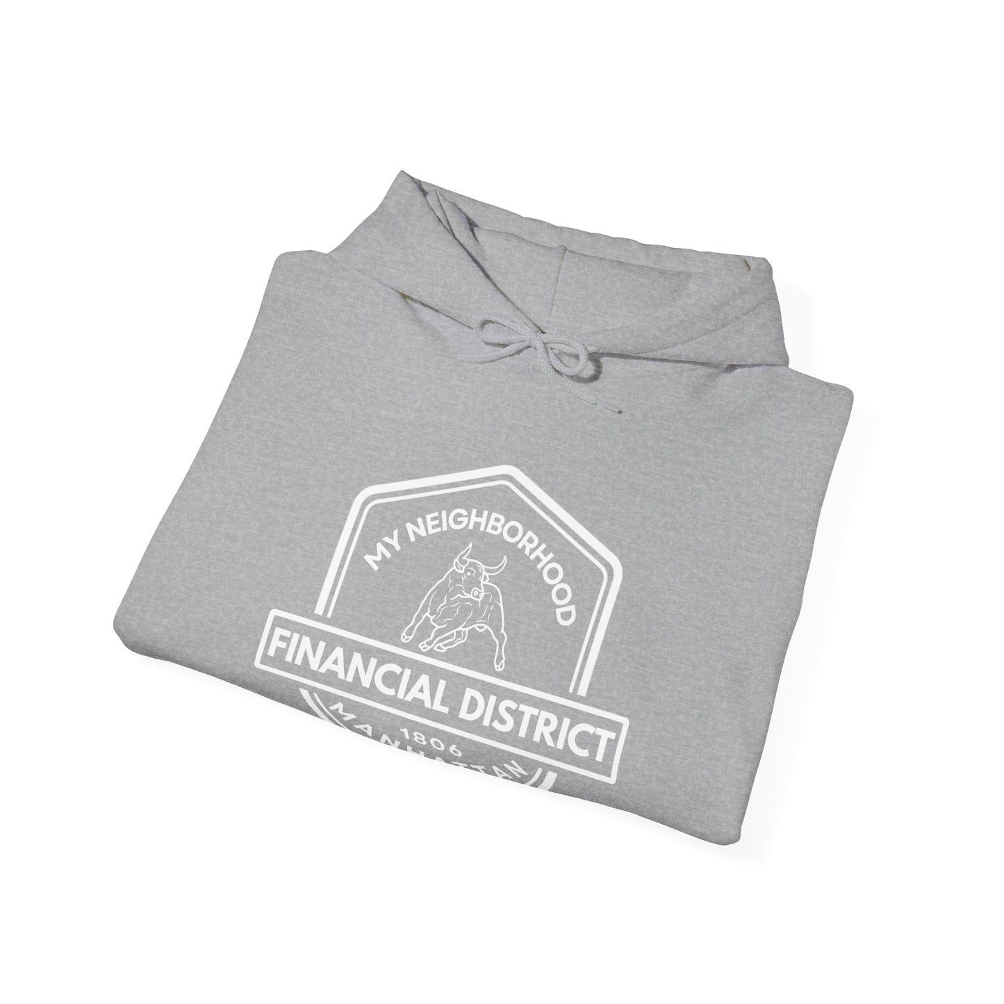 Financial District - Manhattan - Unisex Heavy Blend Hooded Sweatshirt