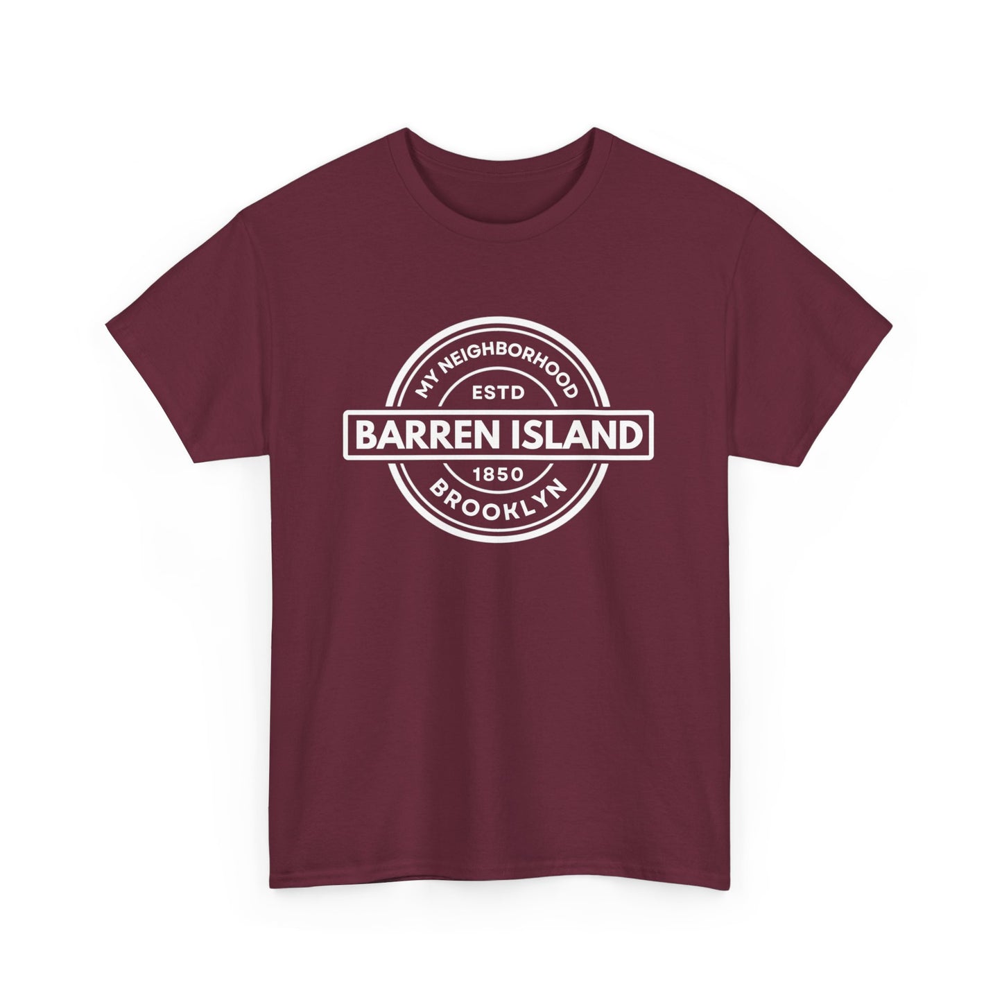 Barren Island -Brooklyn - Unisex Cotton Tee