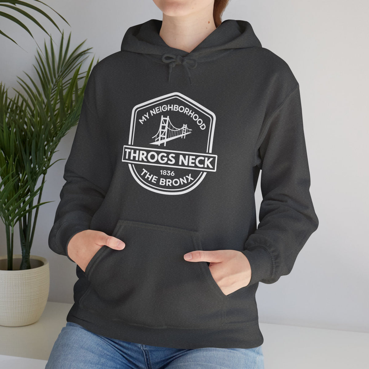 Throgs Neck - The Bronx - Unisex Heavy Blend Hooded Sweatshirt