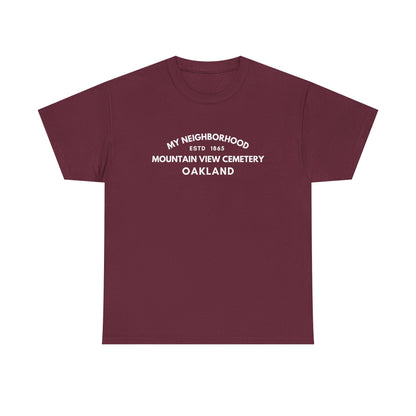 Mountain View Cemetery - Oakland - Unisex Cotton Tee