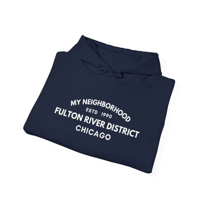 Fulton River District - Chicago - Unisex Heavy Blend Hooded Sweatshirt