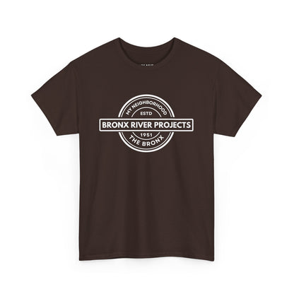 Bronx River Projects- The Bronx - Unisex Cotton Tee | The Bronx, NYC, New York City, MY-NHD, My Neighborhood, T-Shirt