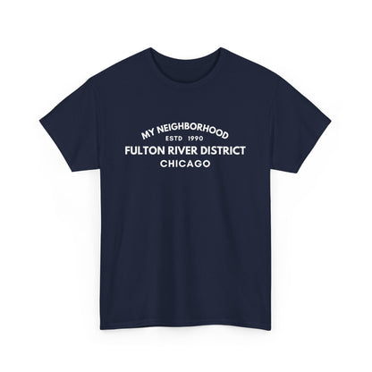 Fulton River District - Chicago - Unisex Cotton Tee