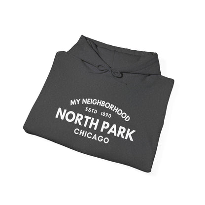 North Park - Chicago - Unisex Heavy Blend Hooded Sweatshirt
