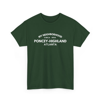 Poncey-Highland - Atlanta - Unisex Cotton Tee
