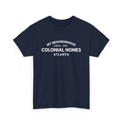 Colonial Homes - Atlanta - Unisex Cotton Tee