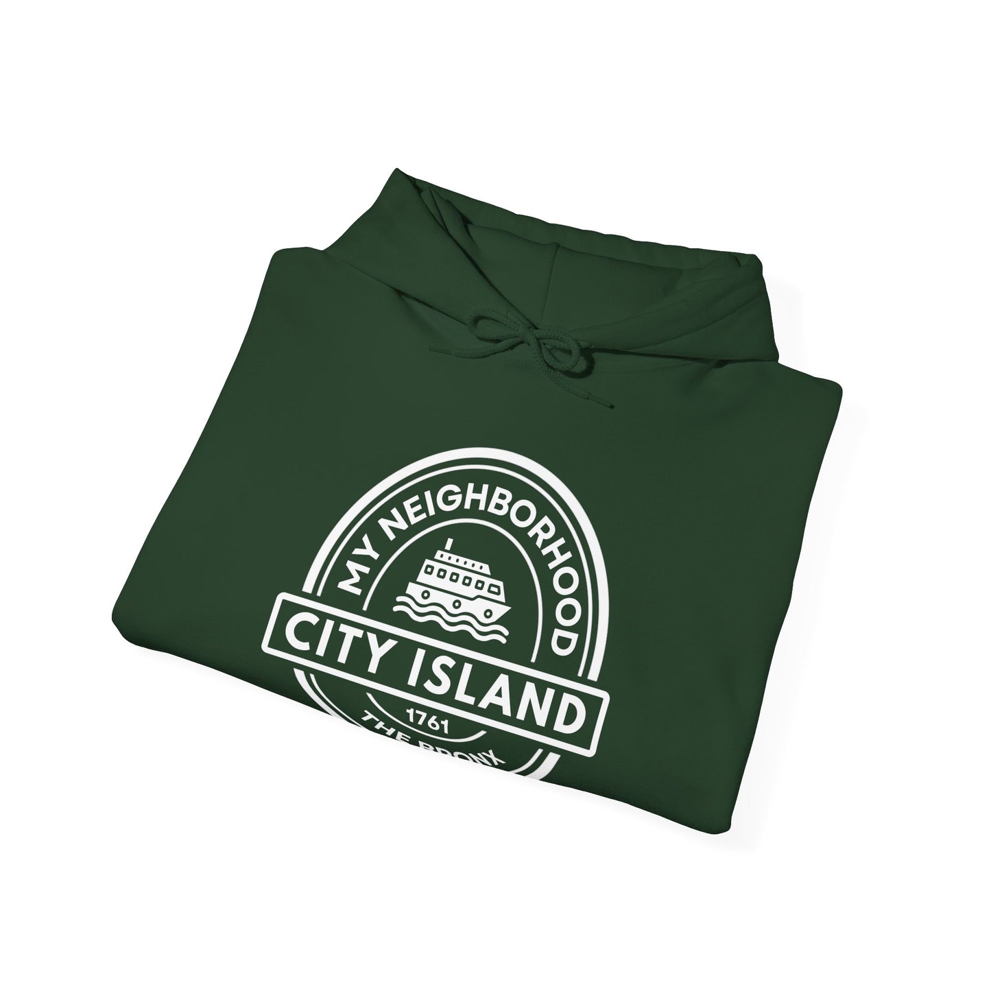 City Island - The Bronx - Unisex Heavy Blend Hooded Sweatshirt