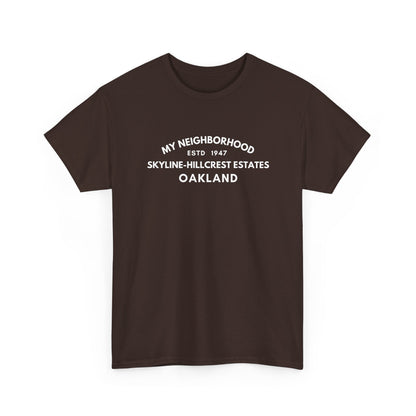 Skyline-Hillcrest Estates - Oakland - Unisex Cotton Tee