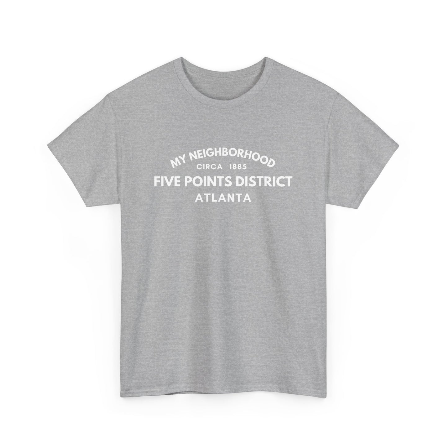 Five Points District - Atlanta - Unisex Cotton Tee