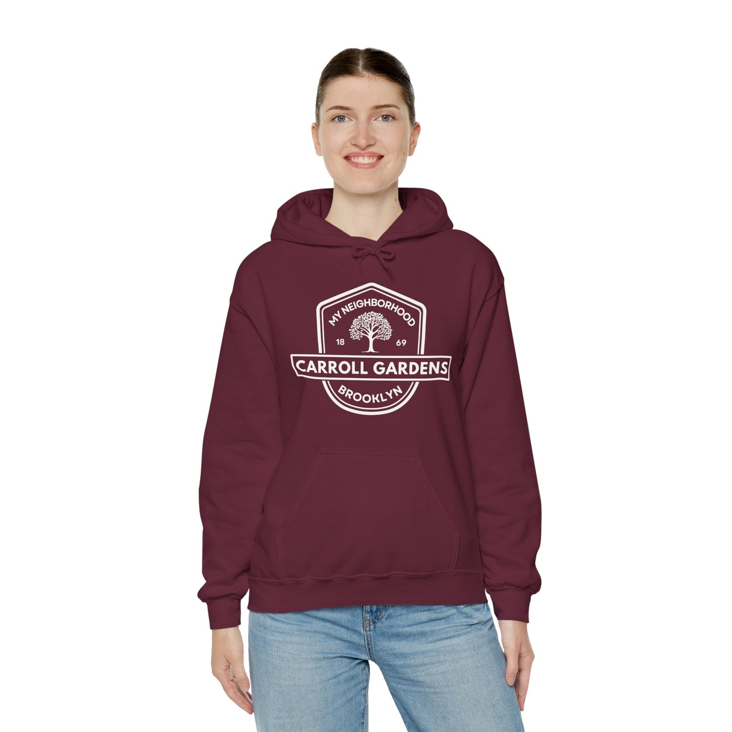 Carrol Gardens - Brooklyn - Unisex Heavy Blend Hooded Sweatshirt