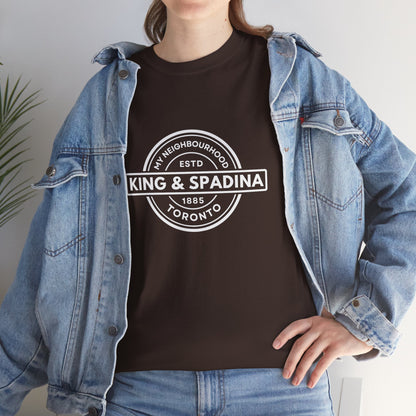 King & Spadina - Central Toronto - Unisex Cotton Tee