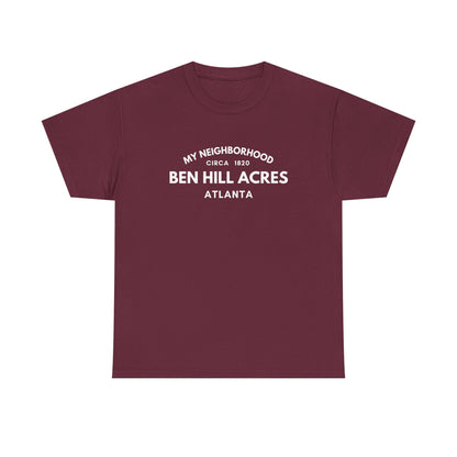 Ben Hill Acres - Atlanta - Unisex Cotton Tee