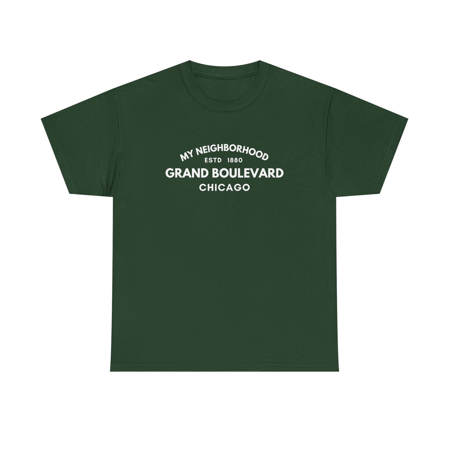 Grand Boulevard - Chicago - Unisex Cotton Tee