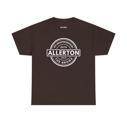 Allerton - The Bronx - Unisex Cotton Tee | The Bronx, NYC, New York City, MY-NHD, My Neighborhood, T-Shirt