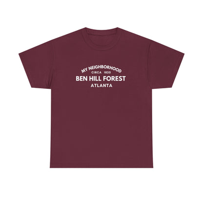 Ben Hill Forest - Atlanta - Unisex Cotton Tee
