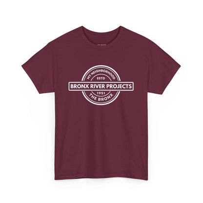 Bronx River Projects- The Bronx - Unisex Cotton Tee | The Bronx, NYC, New York City, MY-NHD, My Neighborhood, T-Shirt