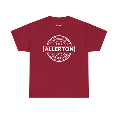 Allerton - The Bronx - Unisex Cotton Tee | The Bronx, NYC, New York City, MY-NHD, My Neighborhood, T-Shirt