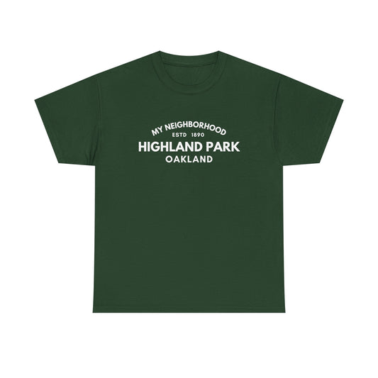 Highland Park - Oakland - Unisex Cotton Tee
