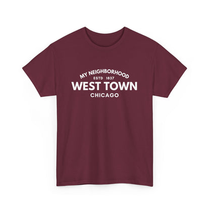 West Town - Chicago - Unisex Cotton Tee