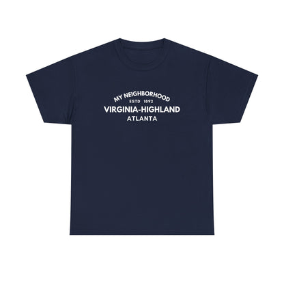 Virginia-Highland - Atlanta - Unisex Cotton Tee