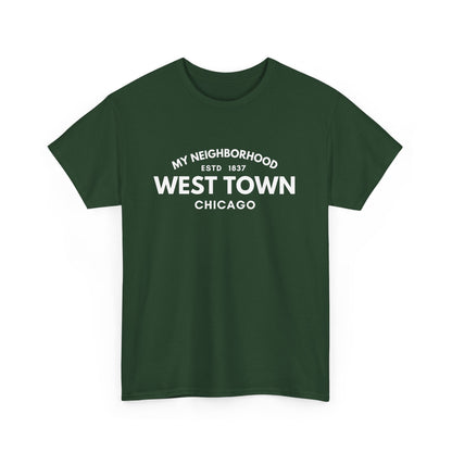 West Town - Chicago - Unisex Cotton Tee