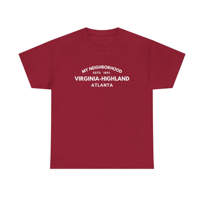 Virginia-Highland - Atlanta - Unisex Cotton Tee