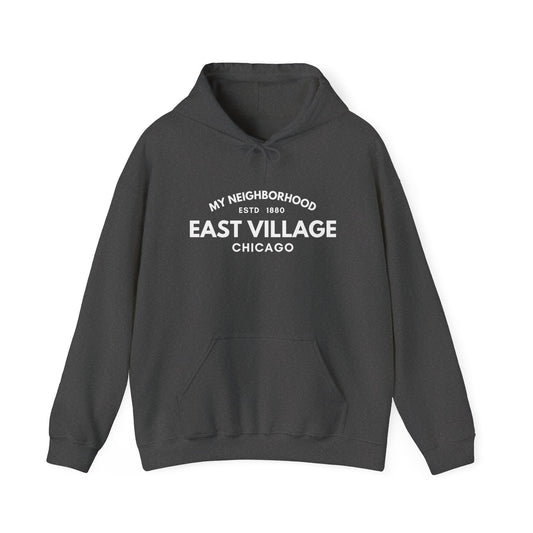 East Village - Chicago - Unisex Heavy Blend Hooded Sweatshirt