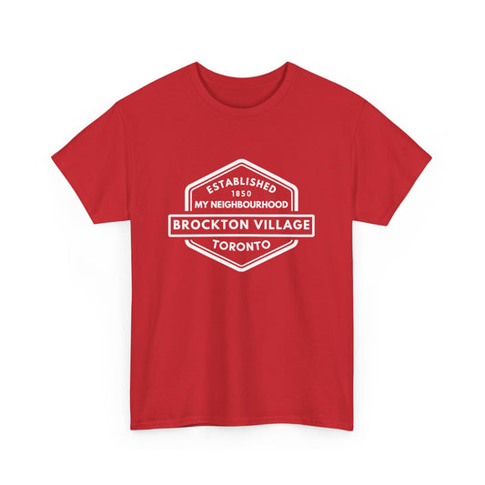 Brockton Village - West End Toronto - Unisex Cotton Tee