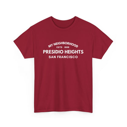 Presidio Heights - San Francisco - Unisex Cotton Tee