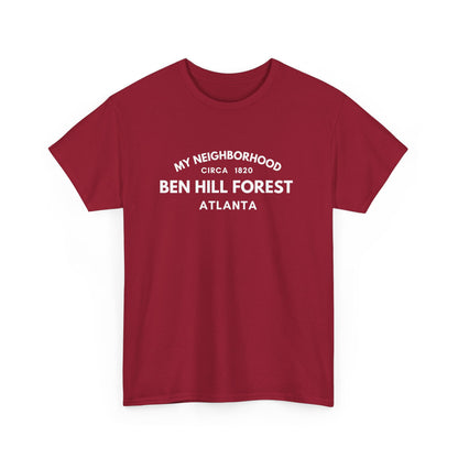 Ben Hill Forest - Atlanta - Unisex Cotton Tee