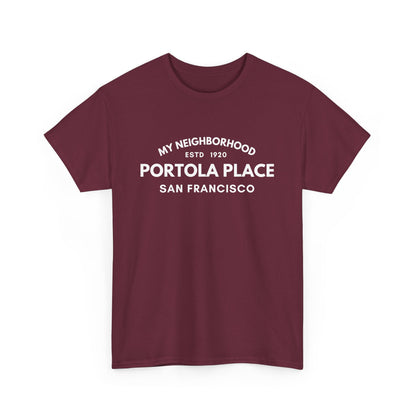 Portola Place - San Francisco - Unisex Cotton Tee