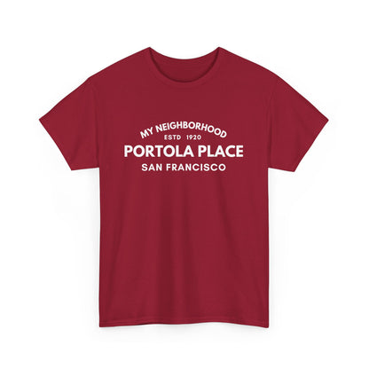 Portola Place - San Francisco - Unisex Cotton Tee