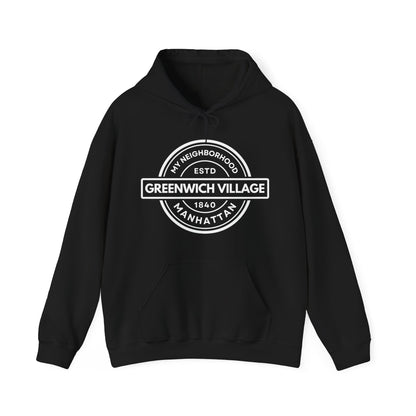 Greenwich Village - Manhattan - Unisex Heavy Blend Hooded Sweatshirt
