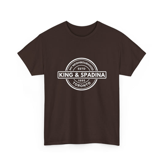 King & Spadina - Central Toronto - Unisex Cotton Tee