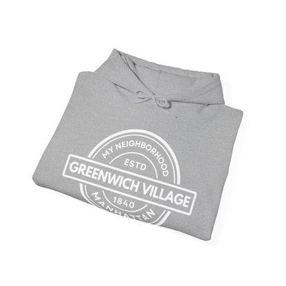 Greenwich Village - Manhattan - Unisex Heavy Blend Hooded Sweatshirt