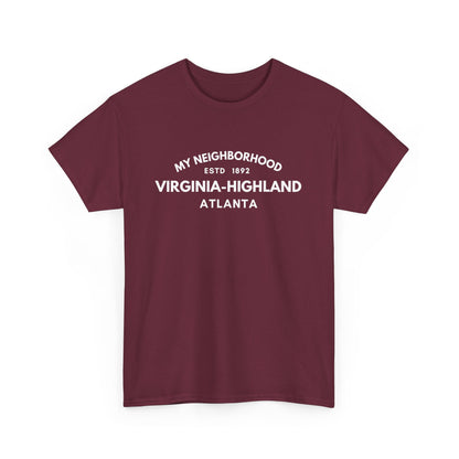 Virginia-Highland - Atlanta - Unisex Cotton Tee