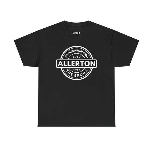 Allerton - The Bronx - Unisex Cotton Tee | The Bronx, NYC, New York City, MY-NHD, My Neighborhood, T-Shirt