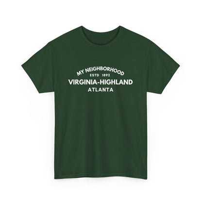 Virginia-Highland - Atlanta - Unisex Cotton Tee