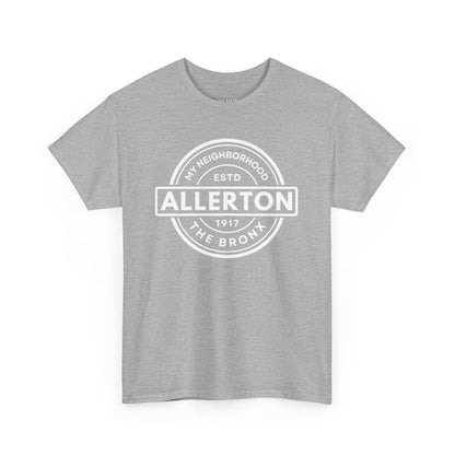 Allerton - The Bronx - Unisex Cotton Tee | The Bronx, NYC, New York City, MY-NHD, My Neighborhood, T-Shirt