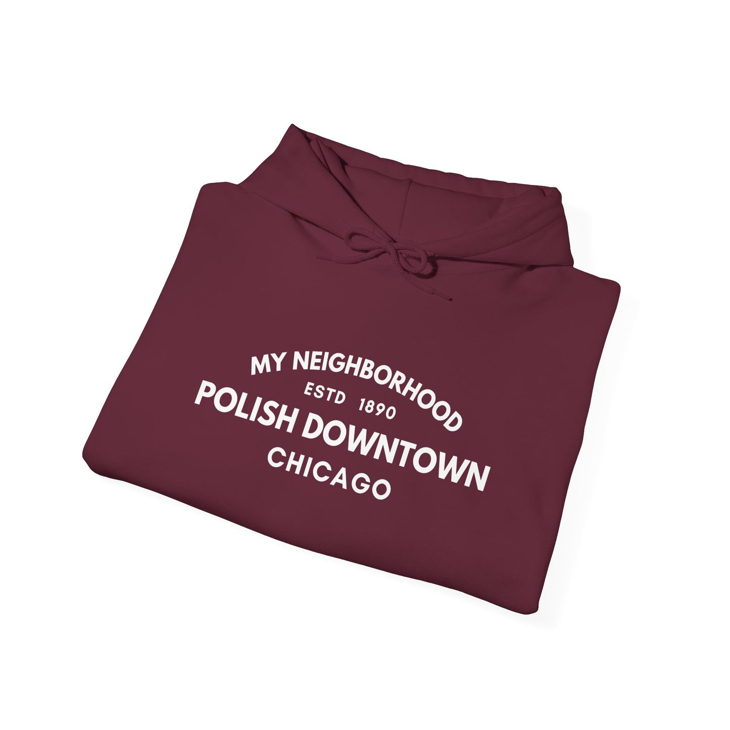 Polish Downtown - Chicago - Unisex Heavy Blend Hooded Sweatshirt