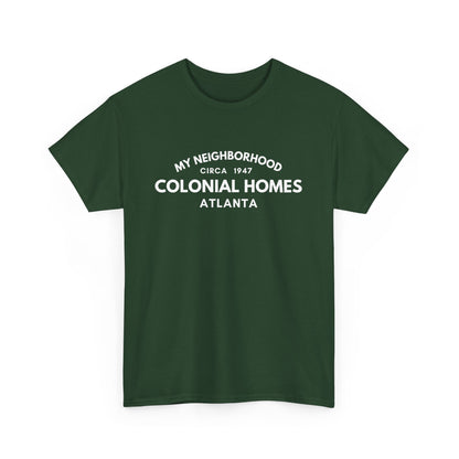 Colonial Homes - Atlanta - Unisex Cotton Tee