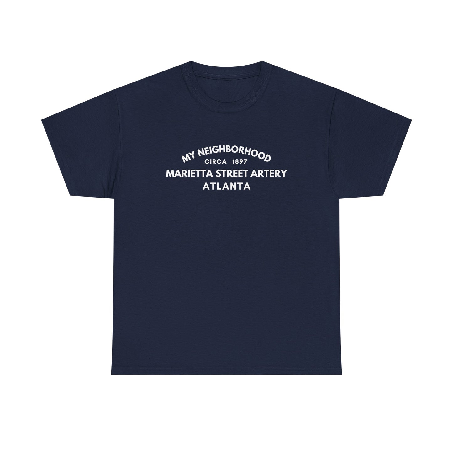 Marietta Street Artery - Atlanta - Unisex Cotton Tee