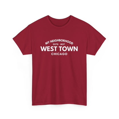 West Town - Chicago - Unisex Cotton Tee