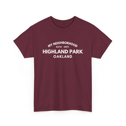 Highland Park - Oakland - Unisex Cotton Tee